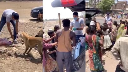 করোনা মোকাবিলায় গরীব মানুষ ও পথ কুকুরদের মধ্যে খাবার বিলি করলেন ক্রিকেটার শেলডন জ্যাকসন