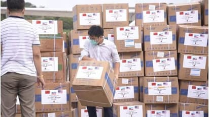 இந்திய நண்பனுக்கு சீனா அனுப்பிய தரமான கருவிகள்..!!  விமானத்தில் வந்திறங்கிய 6.5 லட்சம் ரேபிட் டெஸ்ட் கிட்.!!