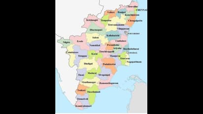 38 மாவட்டங்களுடன் வெளியானது தமிழ்நாட்டின் புதிய மேப்..!