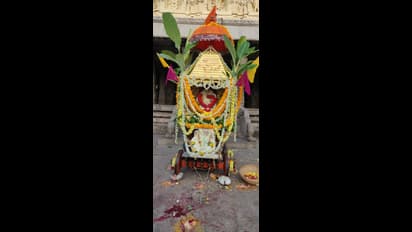 ಲಾಕ್‌ಡೌನ್‌: ಹಂಪಿ ವಿರೂಪಾಕ್ಷೇಶ್ವರ ರಥೋತ್ಸವದ ಫೋಟೋಸ್‌