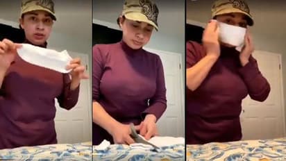 വീട്ടിൽ സോക്സ് ഉണ്ടോ; നിമിഷങ്ങൾ കൊണ്ട് മാസ്ക് ഉണ്ടാക്കാം