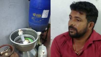 അഞ്ച് ലിറ്റർ ചാരായവുമായി യുവാവിനെ എക്സൈസ് സംഘം പിടികൂടി; ഉപകരണങ്ങളും പിടിച്ചെടുത്തു