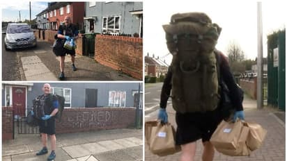 ലോക്ക്ഡൌണ്‍ കാലത്ത്  വിദ്യാര്‍ഥികള്‍ക്ക് ഇഷ്ടഭക്ഷണവുമായി ഈ അധ്യാപകന്‍ ദിവസേന നടക്കുന്നത് കിലോമീറ്ററുകള്‍