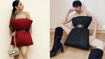 തലയിണയാണ് ഫാഷനെന്ന് പുതുതലമുറ; ഇത് ലോക്ക് ഡൗൺ കാലത്തെ ചലഞ്ച്