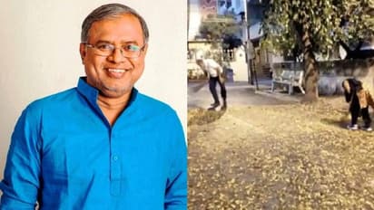 ലോക്ക് ഡൗണിനിടെ വീടിനടുത്തുള്ള റോഡ് വൃത്തിയാക്കി മന്ത്രിയും ഭാര്യയും; കയ്യടിച്ച് സൈബർ ലോകം