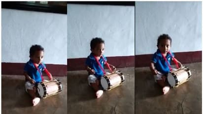 അമ്മയുടെ പാട്ടിന് മകന്റെ താളം; വൈറലായി കൊച്ചുമിടുക്കനും കുഞ്ഞിച്ചെണ്ടയും; വീഡിയോ കാണാം