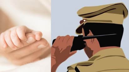 പിഞ്ചുകുഞ്ഞ് ബക്കറ്റില് കുടുങ്ങി, ആശുപത്രിയിലേക്ക് പോകവെ കാറിലെ പെട്രോള് തീർന്നു: രക്ഷകരായി പൊലീസ്