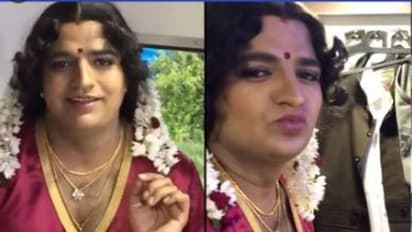 அன்னநடை போட்டு வந்து... அசத்தல் அழகில் மயக்கிய பியூட்டி! வைரலாகும் சதீஷ் வீடியோ!