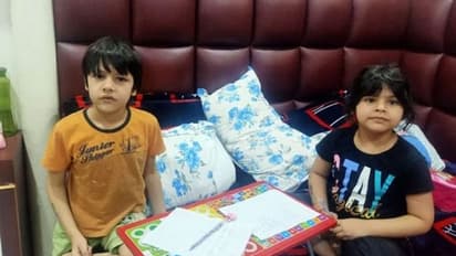 कोरोना को मात देकर घर पहुंचे मासूम भाई बहन, संक्रमित मां बोली-एक बार तो मेरे बच्चों का चेहरा दिखा दो