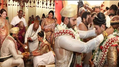 హీరో నిఖిల్ పెళ్లి.. బుట్టబొమ్మలా మెరిసిపోయిన వధువు