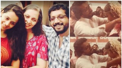 'ആരോട് നന്ദി പറയണമെന്ന് അറിയില്ല'; അച്ഛനെ ഓര്ത്ത് വിവാഹഫോട്ടോ പങ്കുവെച്ച് ഭാവന