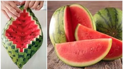 ആർക്ക് സാധിക്കും തണ്ണിമത്തൻ ഇതുപോലെ മുറിക്കാൻ? വൈറലായി ടിക് ടോക് വീഡിയോ