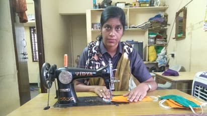 అందరికీ స్ఫూర్తిదాయకం: మాస్కులను కుట్టి ఉచితంగా పంచుతున్న లేడీ పోలీస్!