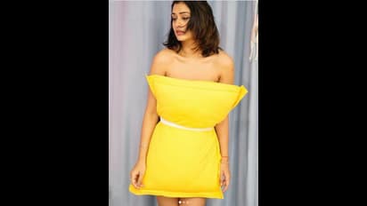 தலையணையை கட்டிக்கொண்டு போஸ் கொடுத்த நடிகை..! சிறுசுகள் முதல் பெருசுகள் வரை ஆட்டி வைக்கும் பில்லோ சேலஞ்சு!