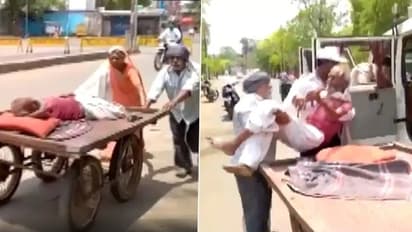 ലോക്ക്ഡൗണിൽ ഒരു കൈത്താങ്ങ്; കാലിന് പരിക്കേറ്റ മധ്യവയസ്കനെ ആശുപത്രിയില് എത്തിച്ച് പൊലീസ്, മാതൃക