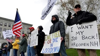 'സ്വതന്ത്ര ജീവിതം അല്ലെങ്കില്‍ മരണം'; അമേരിക്കയില്‍ ലോക്ഡൗണ്‍ നിര്‍ദ്ദേശങ്ങള്‍ക്കെതിരെ പ്രതിഷേധിച്ച് ജനങ്ങള്‍