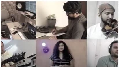 'നില്ക്കുക ദൂരെ ദൂരെ, പൊരുതുക കൂടെ കൂടെ'; കൊവിഡിനെതിരെ പോരാടുന്നവര്ക്കായി വീട്ടിലിരുന്ന് ഒരു 'അതിജീവന ഗാനം'