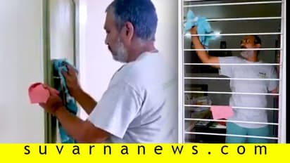 #BetheREALMAN ಖ್ಯಾತ ನಿರ್ದೇಶಕರ ಕೈಯಲ್ಲಿ ಕ್ಯಾಮೆರಾ ಬದಲು ಬಂತು ಕಸ ಪೊರಕೆ, ಎಂಜಲು ಪಾತ್ರೆ!