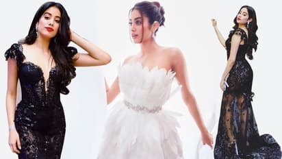 Janhvi Kapoor sets hearts racing in sheer black gown