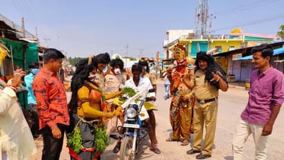 COVID-19: Yamaraj warns bikers at Karnataka’s Koppal, tightens noose around their necks