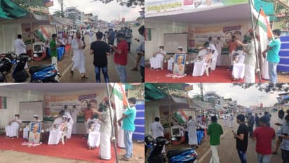 ലോക്ക് ഡൗൺ ലംഘിച്ച് കരിപ്പൂരിൽ കോൺഗ്രസിൻ്റെ സത്യാഗ്രഹസമരം