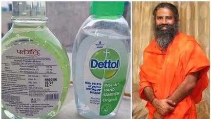 വന്‍വിലക്കുറവില്‍ സാനിറ്റൈസറുമായി ബാബാ രാംദേവ്; ട്വിറ്ററില്‍ വാക് പോര്