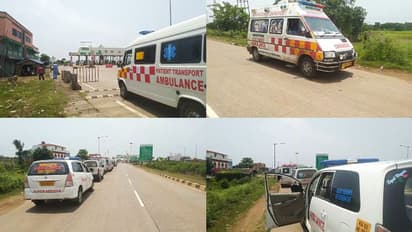 മലയാളി ആംബുലൻസ് ഡ്രൈവ‍ർമാ‍ർ ഒഡീഷ - പശ്ചിമബം​ഗാൾ അതി‍ർത്തിയിൽ കുടുങ്ങി