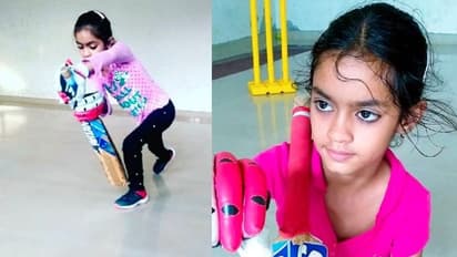 7 ವರ್ಷದ ಬಾಲಕಿಯ ಬ್ಯಾಟಿಂಗ್ ವಿಡಿಯೋ ವೈರಲ್