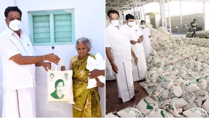 1 லட்சம் குடும்பங்களுக்கு தரமான மளிகை சாமான்..! கரூரில் எம்.ஆர்.விஜய பாஸ்கர் அசத்தல்..!