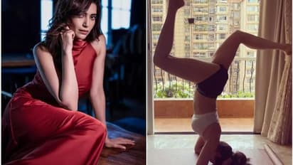 ലോക്ക്ഡൗണ്‍ കാലത്തെ യോഗ; തലകുത്തി നില്‍ക്കുന്ന ചിത്രം പങ്കുവെച്ച് ബോളിവുഡ് നടി