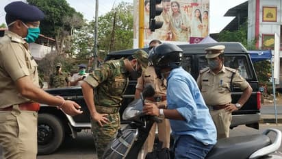 സമൂഹവ്യാപനഭീതി: കണ്ണൂരിലെ കണ്ടൈൻമെൻ്റ് സോണുകളിൽ പൊലീസ് നിരീക്ഷണം ശക്തമാക്കി