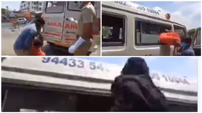 அடங்காத இளைஞர்களை அலற வைத்த போலீஸார்... கொரோனா நோயாளியுடன் அடைத்து வைத்த அதிர்ச்சி வீடியோ..!