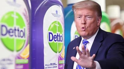 పరాకాష్టకు చేరిన ట్రంప్ తిక్క: కరోనా వైరస్ కి మందులుగా లైజాల్, డెట్టాల్!