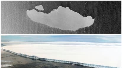 ലോകത്തിലെ ഏറ്റവും വലിയ മഞ്ഞുമല തകര്‍ന്നു; റഡാര്‍ ദൃശ്യങ്ങളുമായി ഗവേഷകര്‍