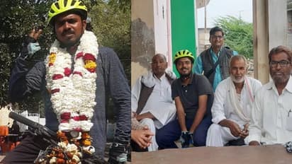 ബി.ടെക് പഠനം ഉപേക്ഷിച്ചു; നീരജ് സൈക്കിളില് ഇന്ത്യ മുഴുവന് സഞ്ചരിച്ചത് കര്ഷകരെ അറിയാന്