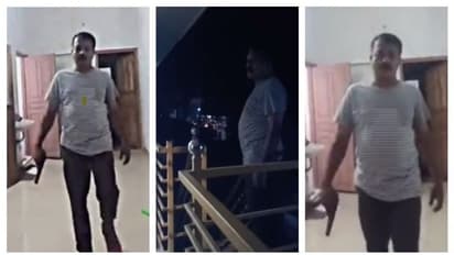 ഡിവൈഎഫ്ഐ നേതാവിന്റെ വീട്ടിൽ പുലർച്ചെ പൊലീസ് പരിശോധന; ഭാര്യക്ക് നേരെ തോക്ക് ചൂണ്ടി സിഐ, വീഡിയോ