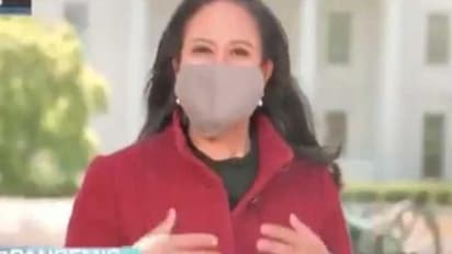 ലൈവ് റിപ്പോർട്ടിങ്ങിനിടെ അപകടം; ശ്രദ്ധിക്കാതെ ജോലി തുടര്ന്ന് മാധ്യമപ്രവർത്തക; വീഡിയോ