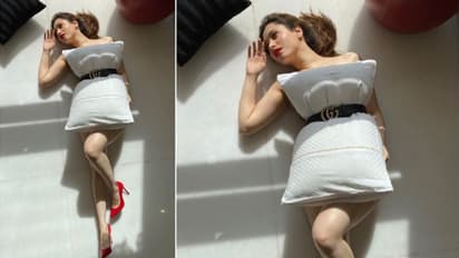 പില്ലോ ചലഞ്ച് ഏറ്റെടുത്ത് തമന്നയും; വെള്ള തലയണ ധരിച്ച് ചിത്രവുമായി താരം