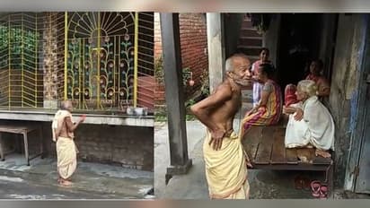 লকডাউনের জের, কাজ হারিয়ে ৯৩ বছরের বৃদ্ধা মা ও পরিবার নিয়ে চরম আর্থিক সঙ্কটে নবদ্বীপের পুরোহিত