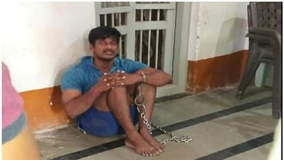 മാസ്ക് ധരിച്ചില്ല, അറസ്റ്റ് ചെയ്ത സിആര്പിഎഫ് ജവാനെ കെട്ടിയിട്ട സംഭവം; ന്യായീകരിച്ച് കര്ണാടക പൊലീസ്