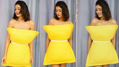 Payal Rajput ups the glam game with paper dress, take a look