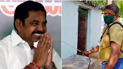 தூய்மைப் பணியாளரை தலைவணங்கி பாராட்டிய முதல்வர் எடப்பாடி..! உள்ளம் நெகிழ்ந்து போட்ட ட்விட்..!