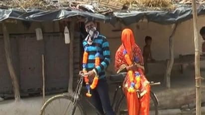 Baraat on bicycle: Groom pedals 100 km to tie the knot, brings his bride home amid lockdown