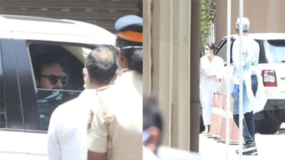 ఆసుపత్రి వద్ద కరీనా కపూర్, సైఫ్.. రణబీర్ ప్రేయసి కూడా..