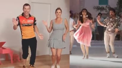 'বাট্টা বোমা'র তালে শরীরী মোচড় সস্ত্রীক ডেভিড ওয়ার্নারের, মুহূর্তে ভাইরাল ভিডিও