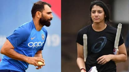 അന്ന് എന്റെ കാല്തുടയുടെ നിറം മാറിമറിഞ്ഞു; ഷമിയുടെ പന്ത് നേരിട്ട അനുഭവ വ്യക്തമാക്കി മന്ഥാന- വീഡിയോ