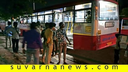 ಮಂಗಳೂರಿಂದ ಬಾಗಲಕೋಟೆಗೆ ಬಂದ ವಲಸೆ ಕಾರ್ಮಿಕರು: ಚೆಕ್ಪೋಸ್ಟ್ನಲ್ಲಿ ಆರೋಗ್ಯ ತಪಾಸಣೆ