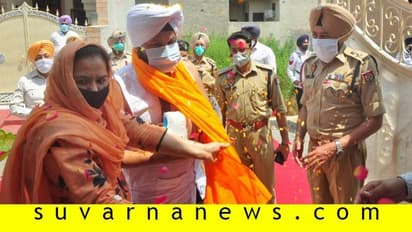 ಕೈ ತುಂಡಾಗಿದ್ದ ಪಂಜಾಬ್ ಎಸ್ಐಗೆ ಅದ್ಧೂರಿ ಸ್ವಾಗತ; ಸ್ವತಃ ಮನೆಗೆ ಬಂದ ಡಿಜಿಪಿ!