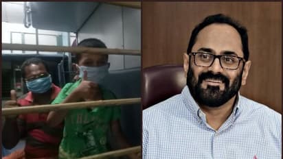 അതിഥി തൊഴിലാളികള്ക്കായി ട്രെയിന് സര്വീസ് ആരംഭിച്ചതിനെ പ്രകീര്ത്തിച്ച് രാജീവ് ചന്ദ്രശേഖര് എംപി