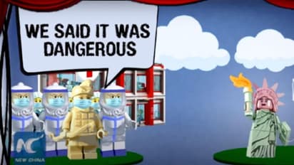 കൊവിഡില് ട്രംപിന്റെ വാദങ്ങളെ പരിഹസിച്ച് ചൈനയുടെ ആനിമേഷന്